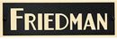 FRIEDMAN