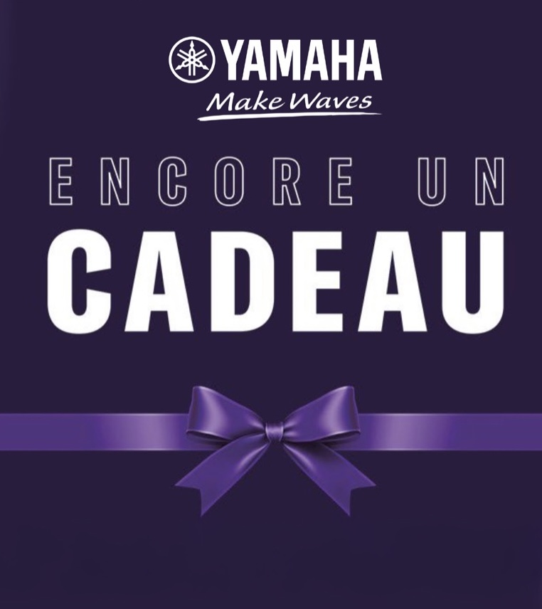 Encore un cadeau pour Noël 2025 : profitez de la grande campagne de remboursement d’hiver Yamaha ! 