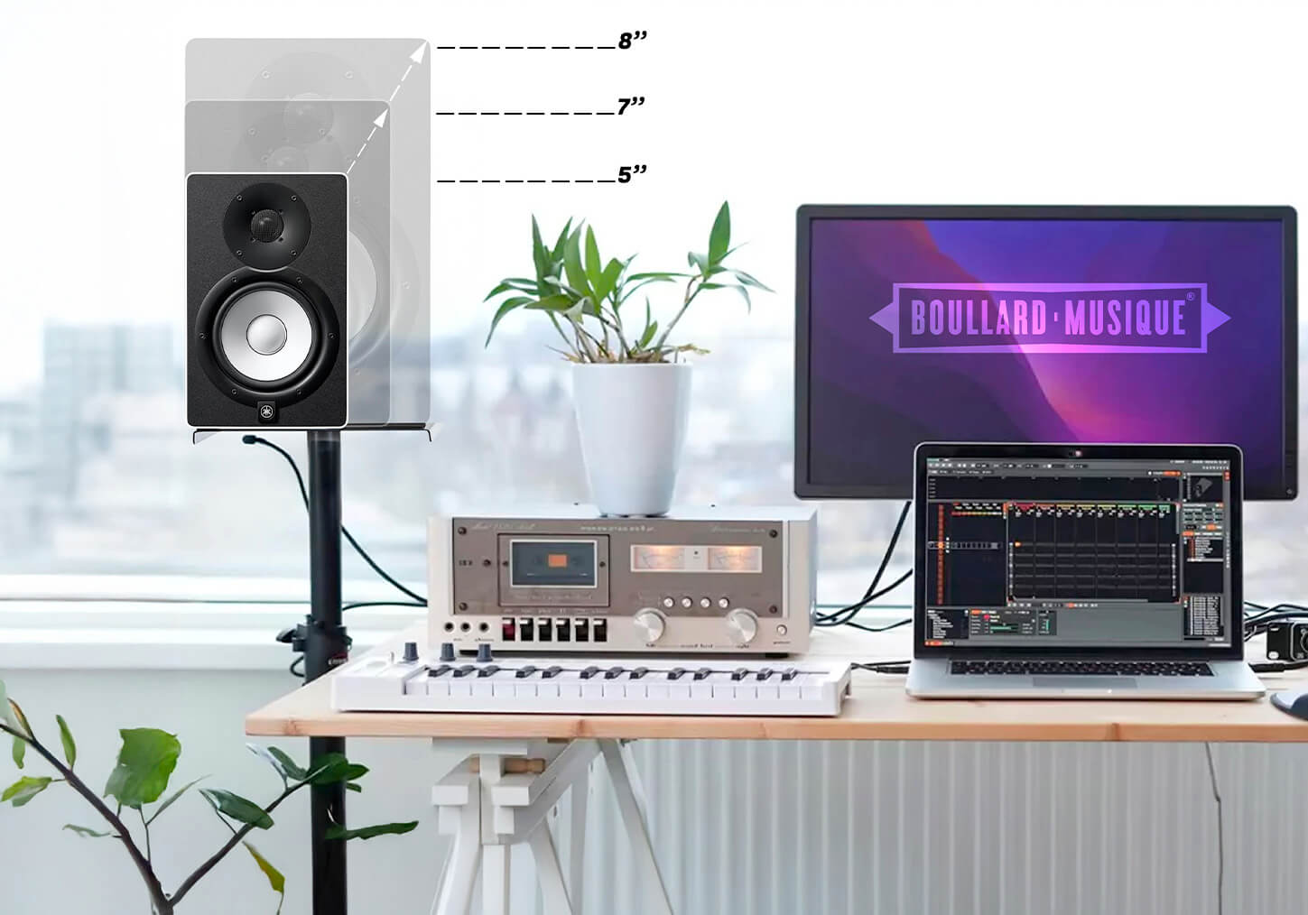 Quelle taille d’enceintes de monitoring choisir pour votre home studio ?