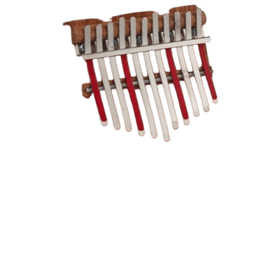 Afroton Kalimba Junior Celeste diaton. 11 Plates in D Major
