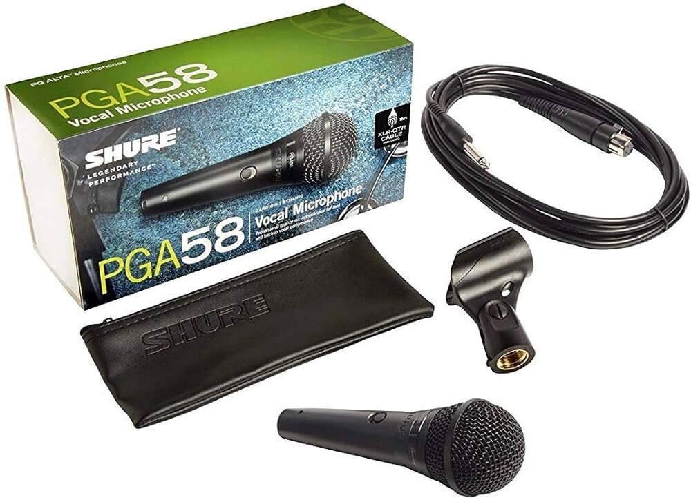 Shure PGA58-QTR-E Microphone Dynamique 1/4