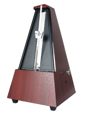 Wittner Mahogany plastic pyramid + bell