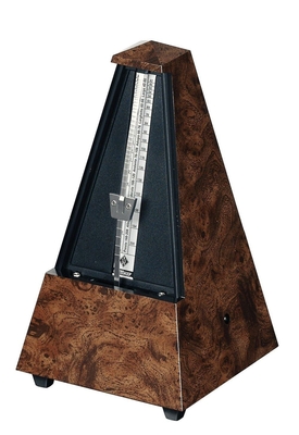 Wittner Burl Walnut Plastic Pyramid
