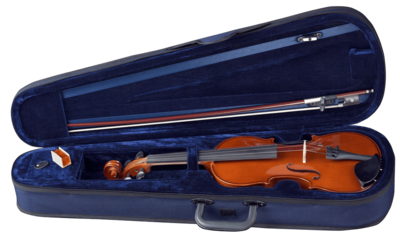 Gewa Occasion 1/16 Set Allegro (violin case rosin bow and chinrest) Occasion