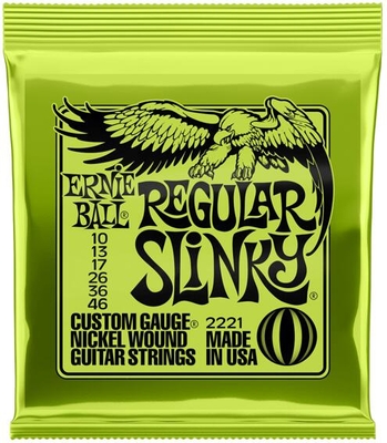 Ernie Ball 2221 Nickel Wound .010-.046 Regular Slinky