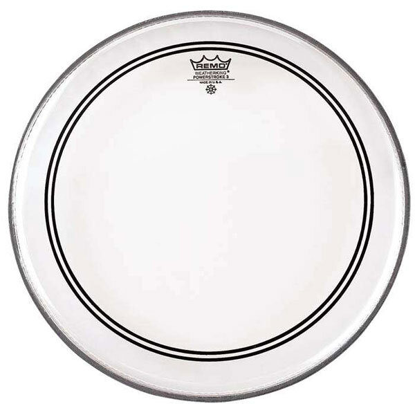 Remo P3-1118-C2 Powerstroke 3 Coated Bass Drum 18