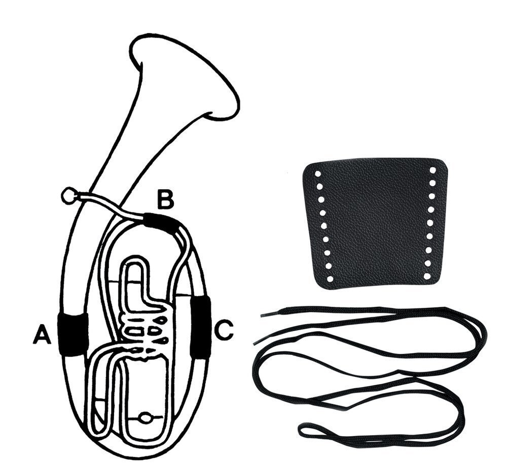 Gewa Hand protection Leather tenor horn section B : photo 1