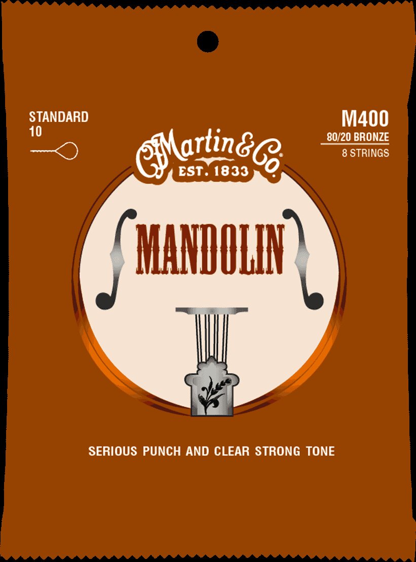 Martin & Co M400 Set of strings for bronze wound mandolin : photo 1