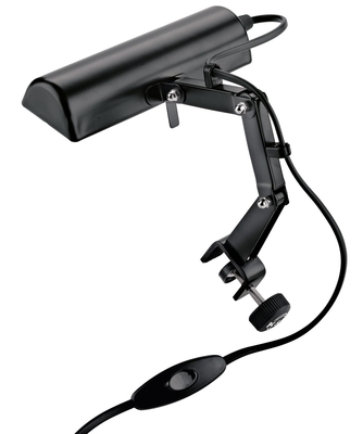 K & M 122e Music stand light - black