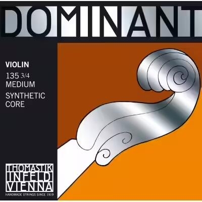 Thomastik Dominant 135.3 / 4 Violin 3/4 set E-E aluminum Medium