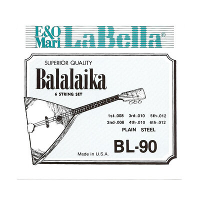 La Bella BL-90 Balalaka Jeu de cordes : photo 1