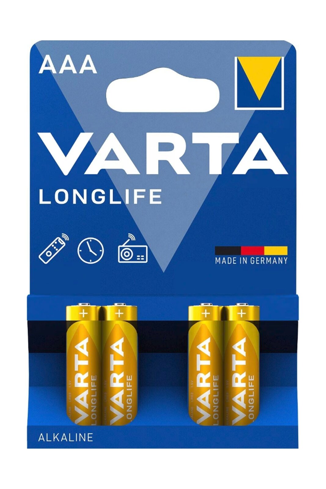 Varta High Energy 1.5 V Micro AAA Pack 4 piles : photo 1