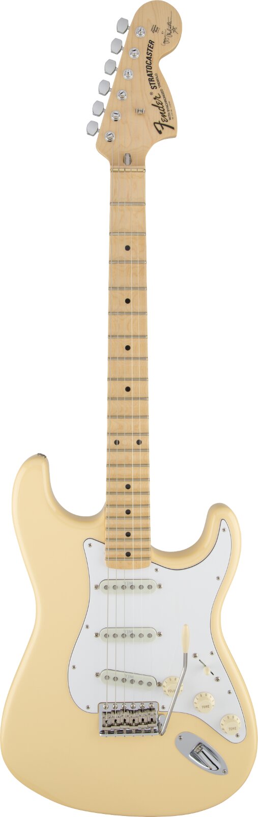 Fender Yngwie Malmsteen Stratocaster, Scalloped Maple Fingerboard, Vintage White : photo 1