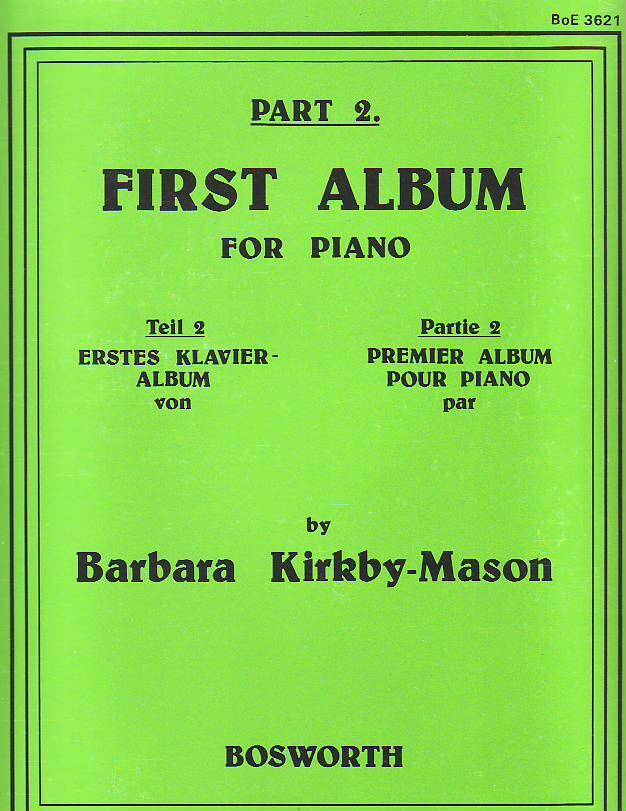 Barbara Kirkby-Mason: First Album For Piano Part 2 : photo 1