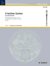 Schott Music Fünf leichte Suiten aus dem Barock : photo 1