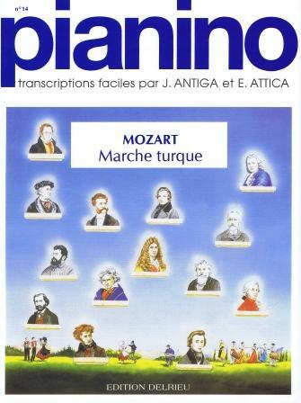 Edition Delrieu Marche turque (Pianino no 14) Mozart Wolfgang Amadeus : photo 1