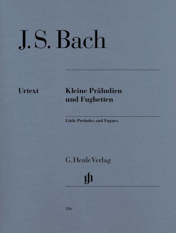 Bach Petits préludes et fugues Little Preludes And Fugues KLEINE PRLUDIEN UND FUGHETTEN HN106 (HN106) : photo 1