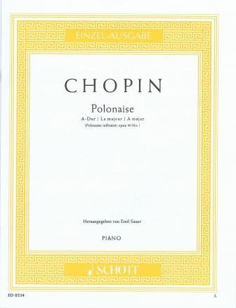 Schott Music Polonaise en la majeur op. 40 no 1 : photo 1