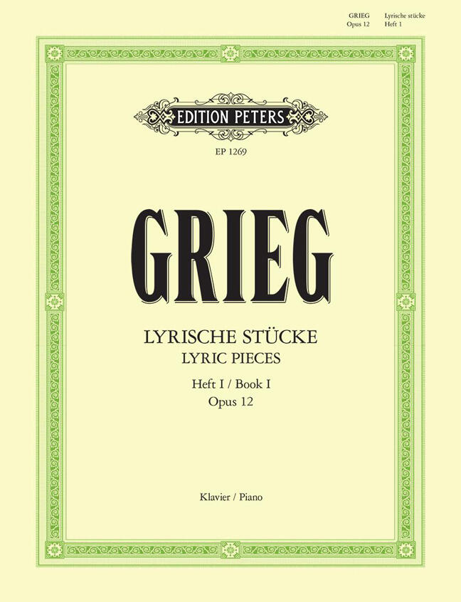 Edition Peters Pièces lyriques op. 12 vol. 1 / Lyrische Stucke Heft 1 Op. 12 : photo 1