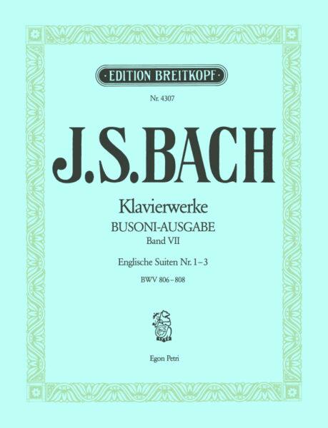 Suites anglaises 1 à 3 BWV 806-808 : photo 1