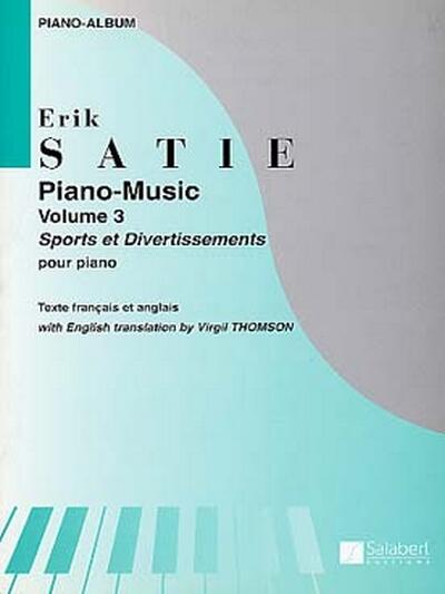 Editions Piano Music Vol. 3 (Sports et Divertissements) : photo 1