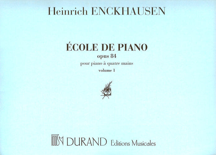 Editions Durand Ecole de piano op. 84 vol. 1 : photo 1