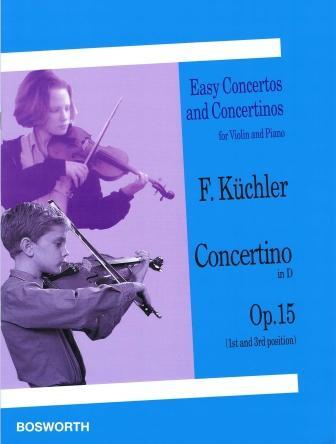Ferdinand Kuchler: Concertino In D Op.15 (Violin/Piano) dans le style de Vivaldi : photo 1