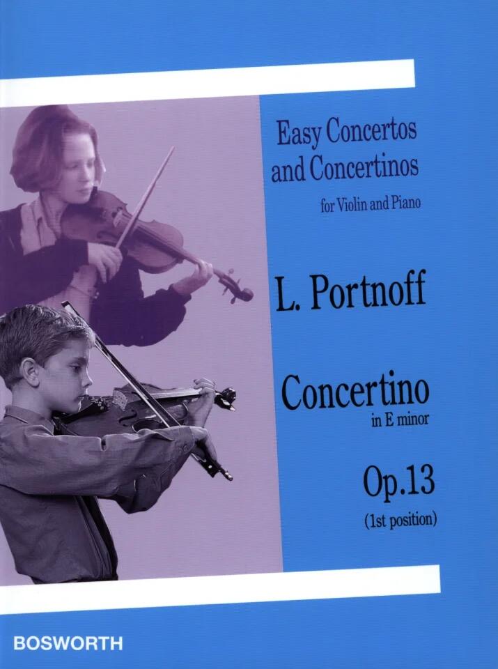 Leo Portnoff: Violin Concertino In E Minor Op.13 : photo 1