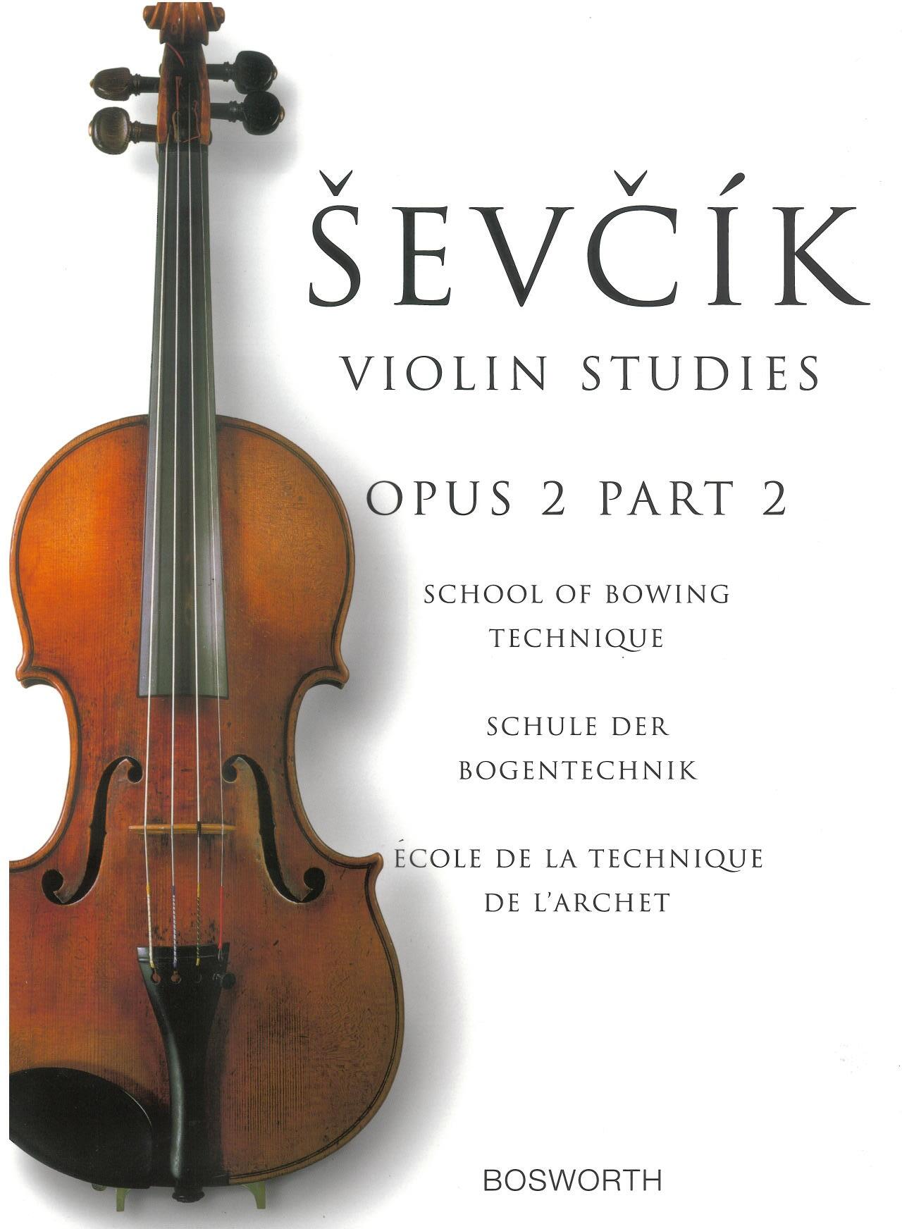 Bosworth Otakar Sevcik: Violin Studies Op.2 Part 2 Schule der Bogentechnik Opus 2 Heft 2 : photo 1