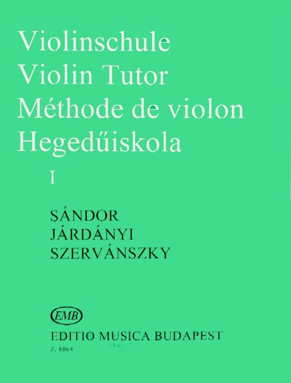 EMB Editions Musica Budapest Violinschule - Violin Tutor - Méthode de Violon I Sandor Jardanyi Szervansky : photo 1