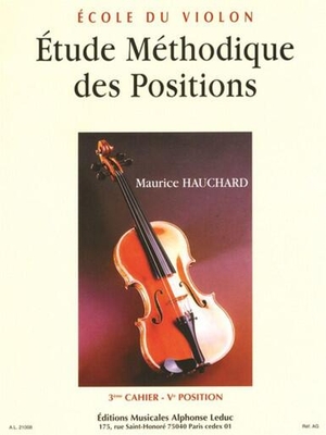 Alphonse Etude méthodique des positions vol. 3 5ème position