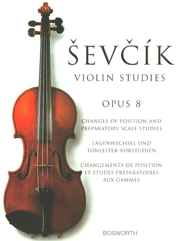 Otakar Sevcik: Studies For Violin Op.8 Changes of Position and Preparatory Scale Studies : photo 1