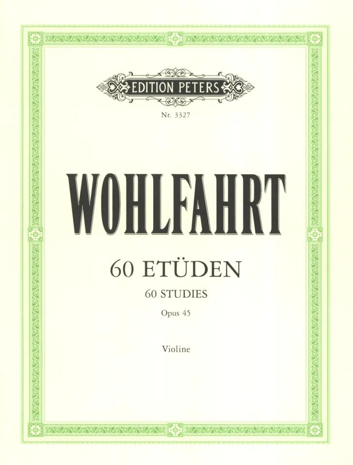 EP 3327 Wohlfahrt 60 études op. 45 : photo 1
