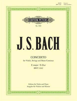 Bach Concerto en mi majeur BWV 1042 : photo 1