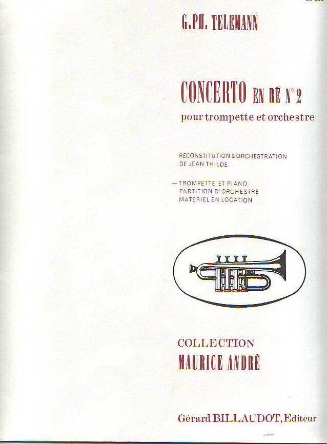 Billaudot Concerto en ré majeur no 2 : photo 1
