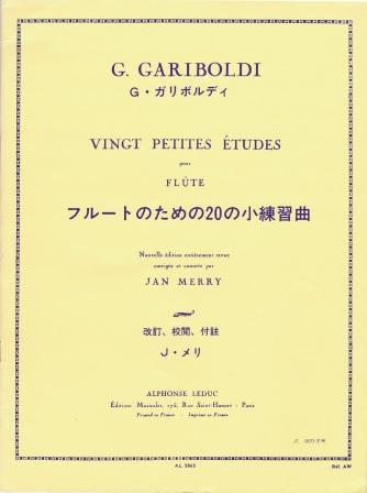 Alphonse Leduc Vingt Petites Etudes Op. 132 20 Petites Etudes Giuseppe Gariboldi : photo 1