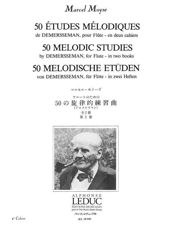 Alphonse Leduc 50 études mélodiques vol. 2 : photo 1