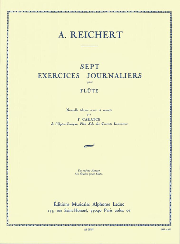 Alphonse 7 Exercices Journaliers Op. 5 Nouvelle édition par F. Caratgé : photo 1