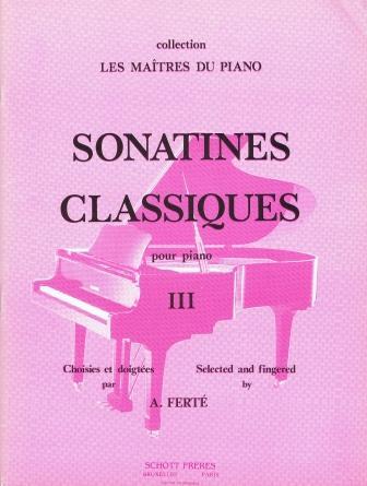 Sonatines classiques vol. 3 Armand Ferté : photo 1