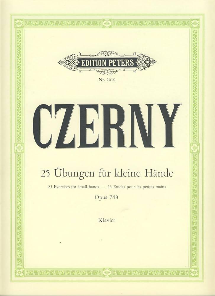Edition Peters 25 études pour les petites mains op. 748Ubungen(25) Fur Kleine Hande : photo 1