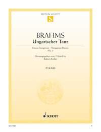 Ungarische Tanz 5 (Erleichtert) Johannes Brahms Klavier Buch ED0 7589 : photo 1