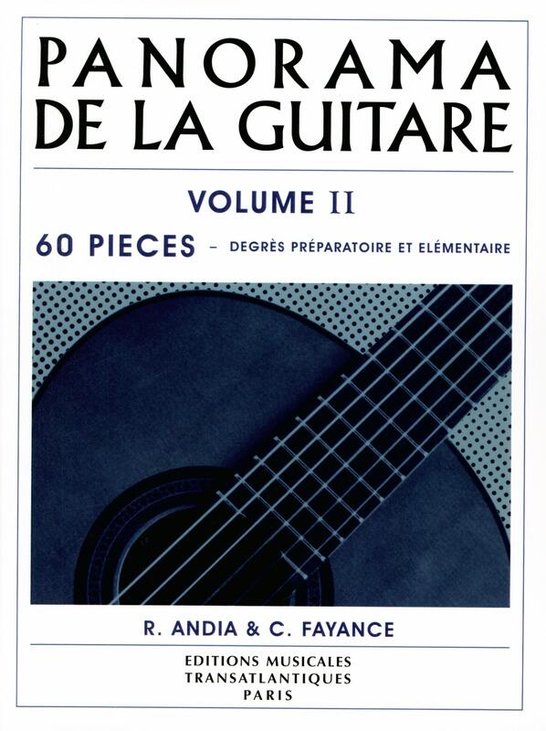 Panorama de la guitare vol. 2 60 Pièces degrés préparatoire et élémentaire - Musique ancienne romantique traditionnelle moderne : photo 1