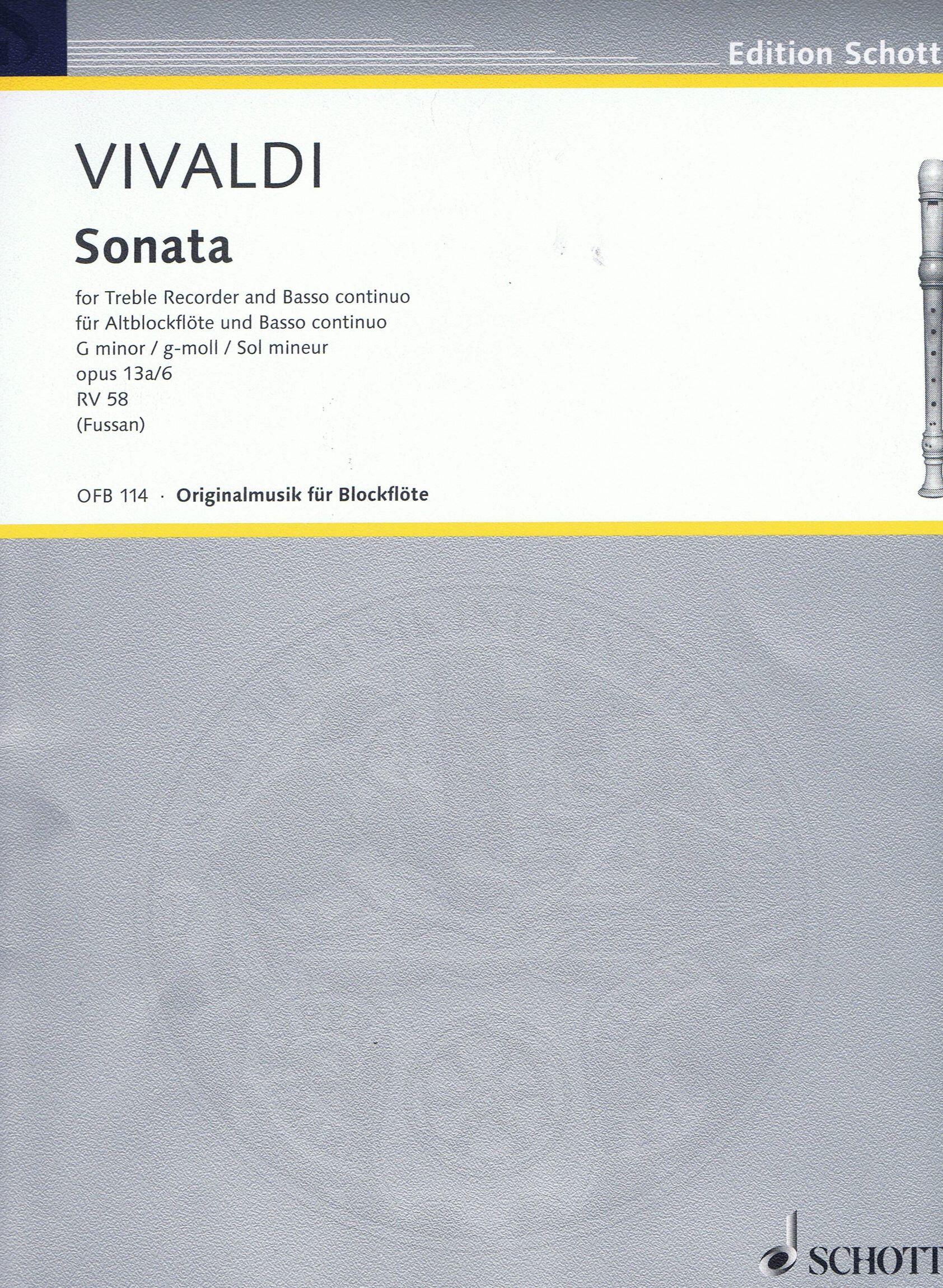 Sonate en sol mineur Sonata in G minor Op 13a/6 : photo 1