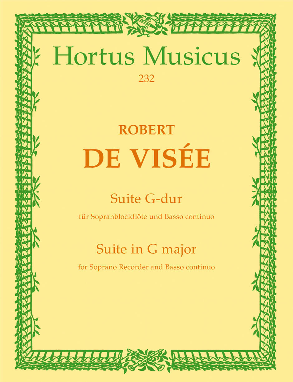 Suite Descant Recorder and Basso continuo Hortus Musicus (Bärenreiter) : photo 1