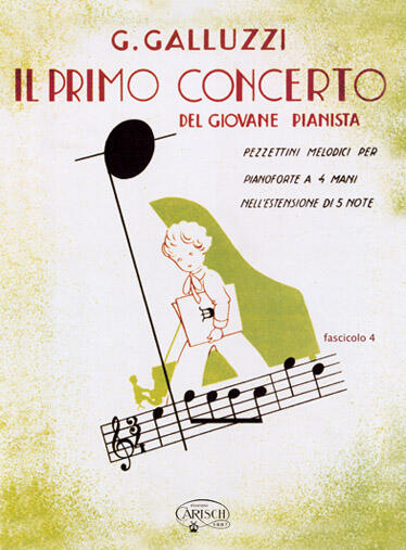 Il Primo Concerto vol. 4 Giuseppe Galluzzi Piano 4 Hands Buch CRSMK1308 : photo 1
