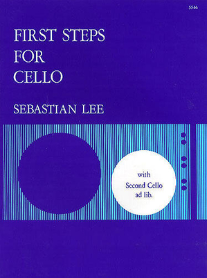 First Steps For Cello Op.101 Sebastian Lee 2 Cellos Buch 5546