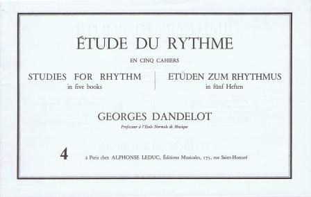 Alphonse Leduc Etude du rythme vol. 4 Mesures simples (complément) : photo 1