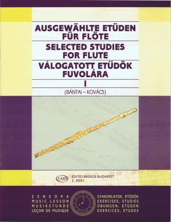 EMB Editions Musica Budapest Ausgewählte Etüden für Flöte vol. 1 Vilmos Bntai / Gabor Kovats : photo 1