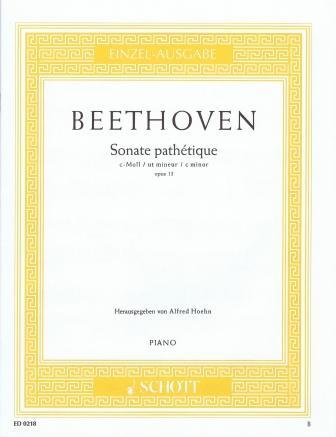 Schott Music Sonate pathétique en ut mineur op. 13Sonate 08 c-moll Opus 13 (Pathetique) : photo 1