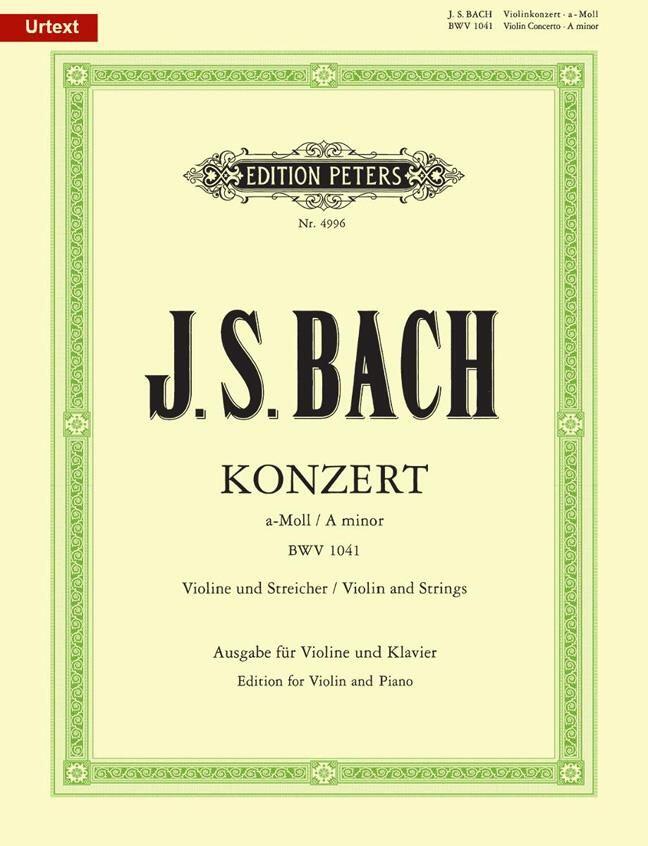 Bach Concerto en la mineur BWV 1041Violin Concerto No. 1 In A Minor : photo 1